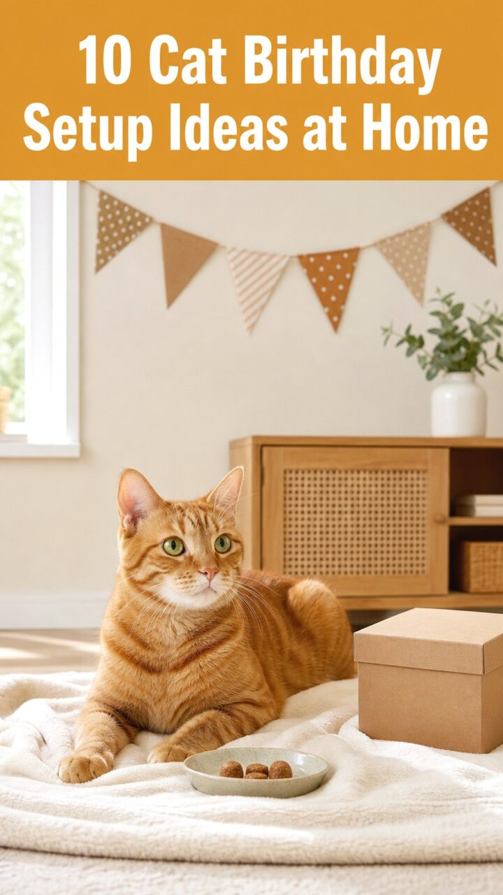 10 Cat Birthday Setup Ideas at Home for a Cozy Celebration