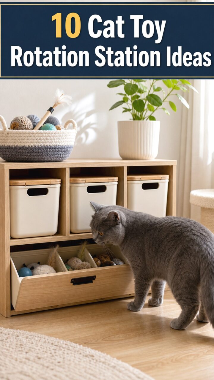 10 Cat Toy Rotation Station Ideas for a Tidier Home