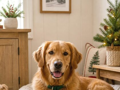 Christmas Pet Corner Decor Ideas for a Cozy Pet Safe Space
