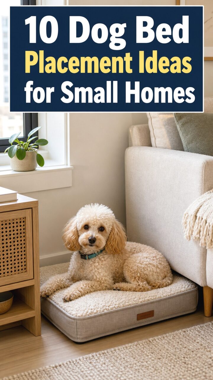 10 Dog Bed Placement Ideas for Small Homes: Space-Saving Spots
