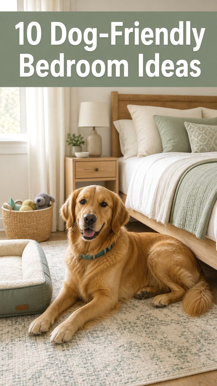 10 Dog-Friendly Bedroom Ideas for Comfort, Safety & Style
