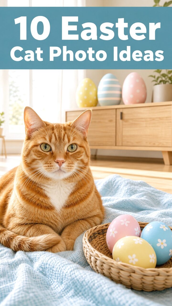 10 Easter Cat Photo Ideas for Cute, Safe Spring Photos