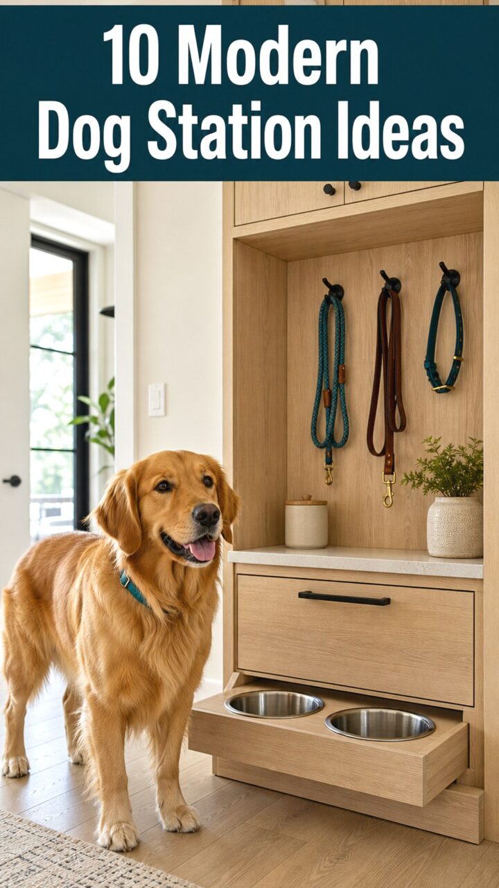 10 Modern Dog Station Ideas for an Organized Home