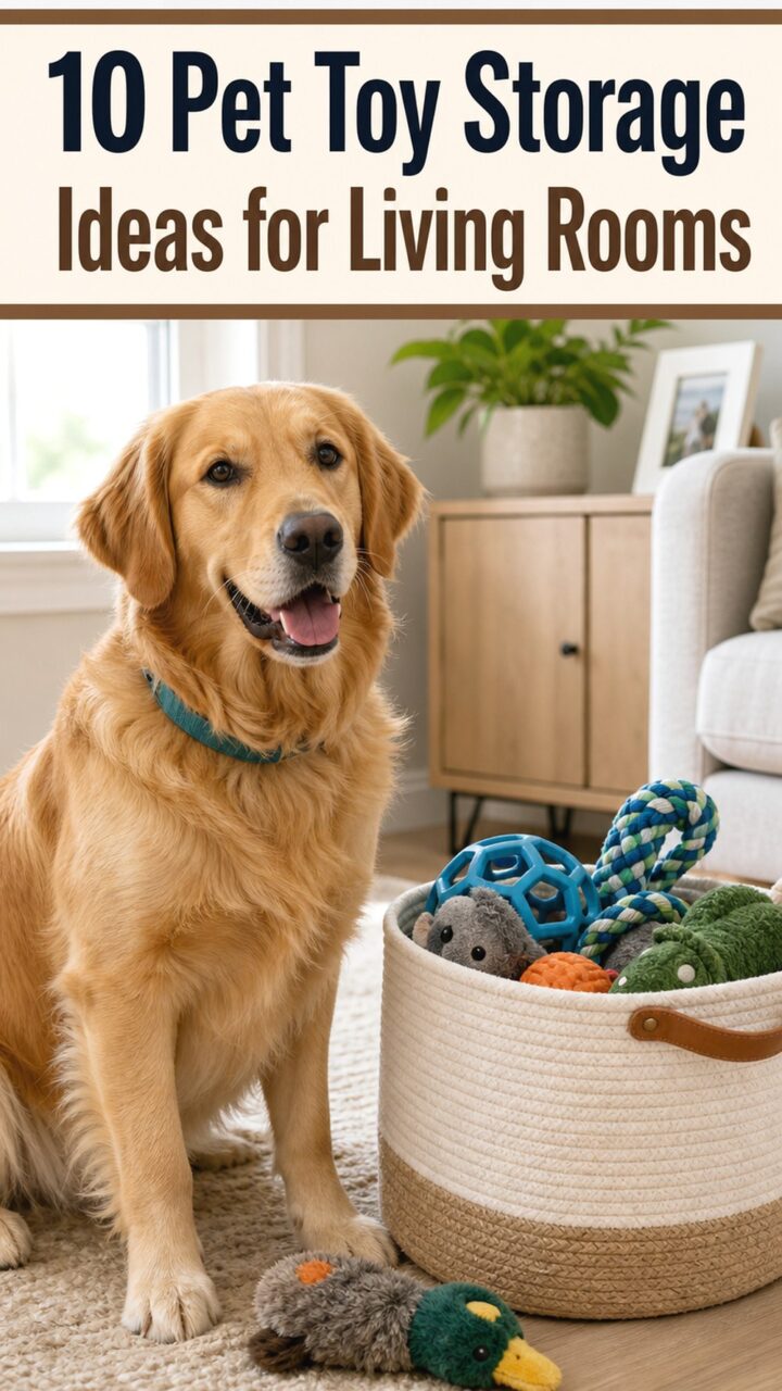 10 Pet Toy Storage Ideas for Living Rooms That Control Clutter