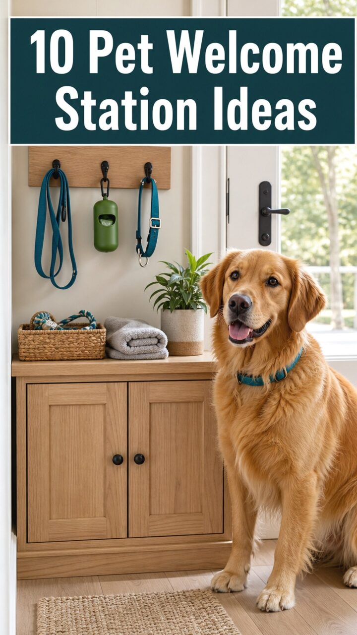 10 Pet Welcome Station Ideas for a Tidier Entryway