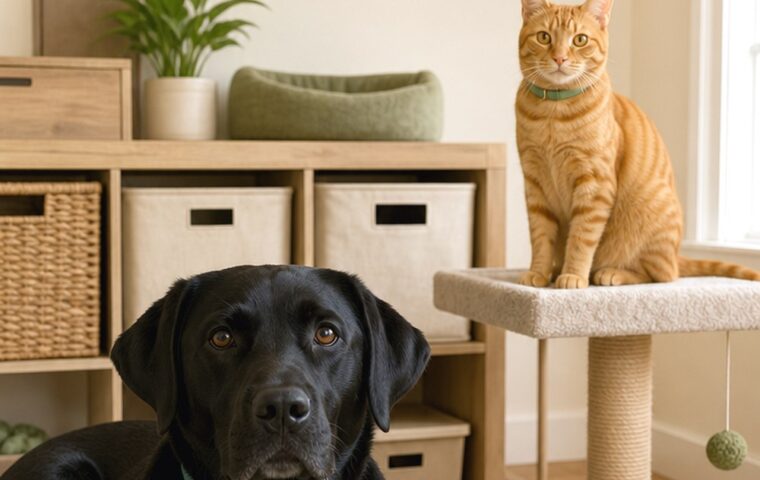 Shared Dog and Cat Room Ideas for a Calm Organized Space