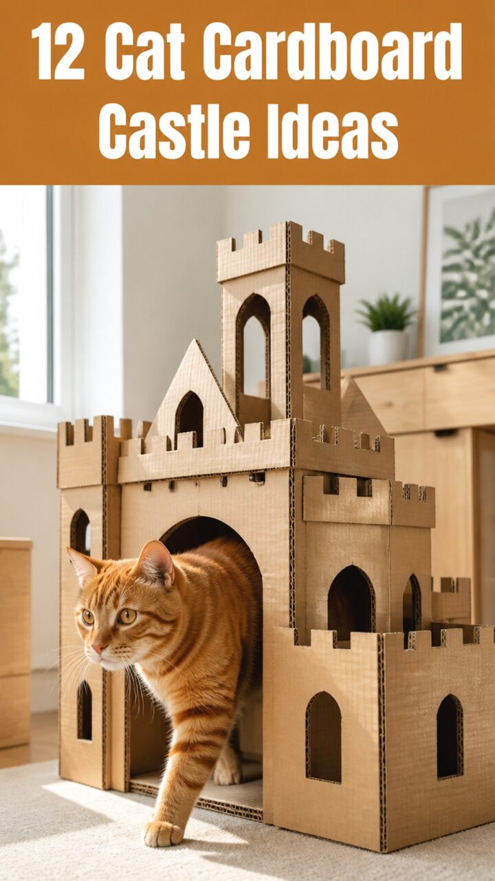 12 Cat Cardboard Castle Ideas for Indoor Enrichment