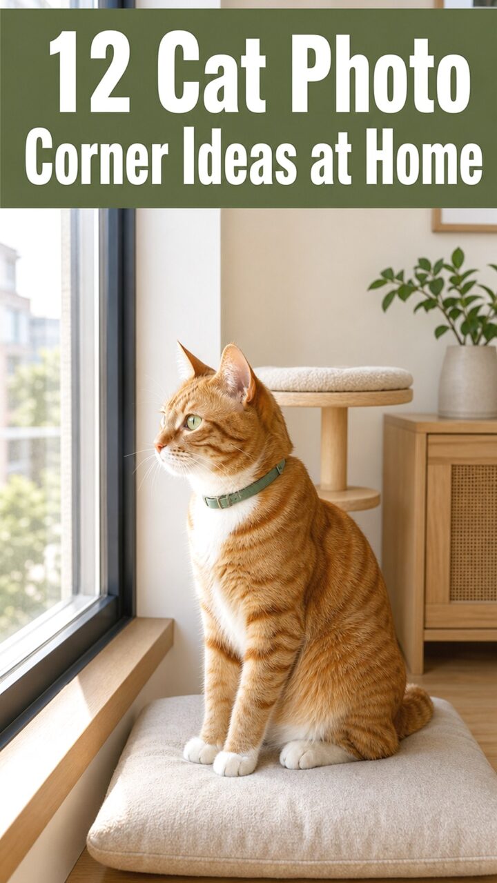 12 Cat Photo Corner Ideas at Home for Better Everyday Pictures