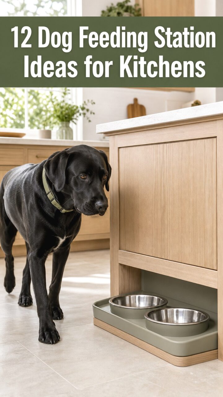 12 Dog Feeding Station Ideas for Kitchens