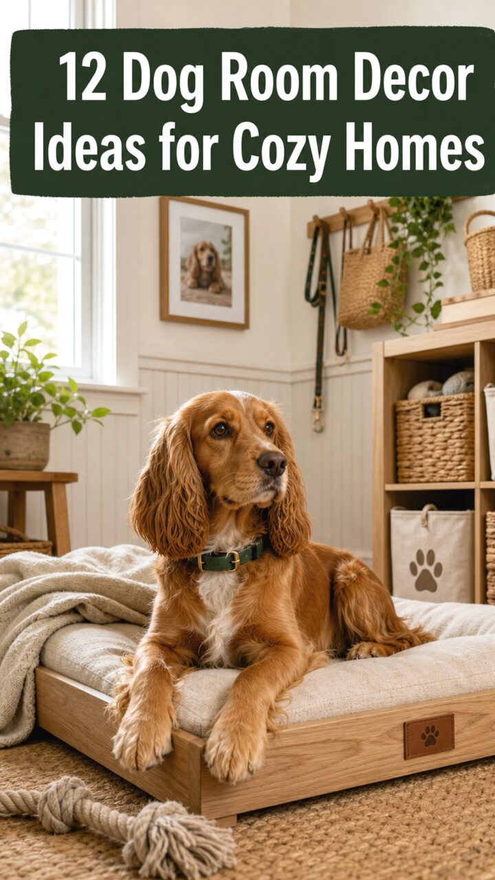 12 Dog Room Decor Ideas for Cozy Homes