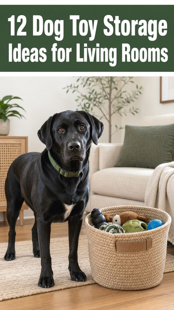 12 Dog Toy Storage Ideas for Living Rooms