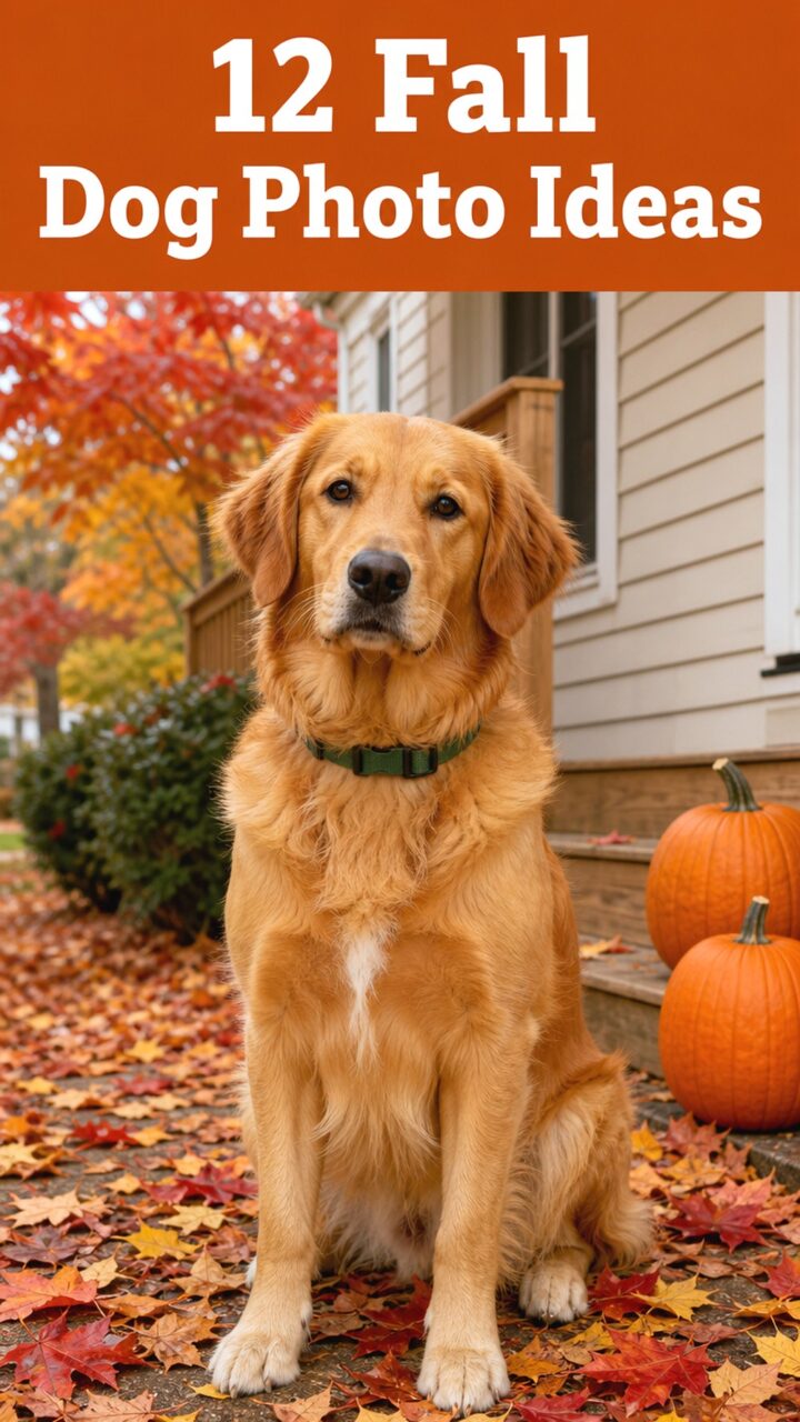 12 Fall Dog Photo Ideas for Cozy Seasonal Pictures