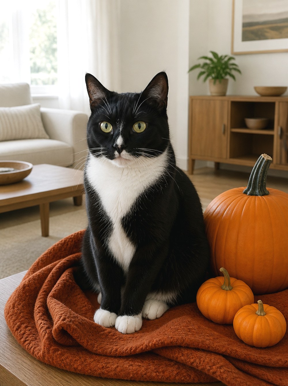 Halloween Cat Photo Setup Ideas