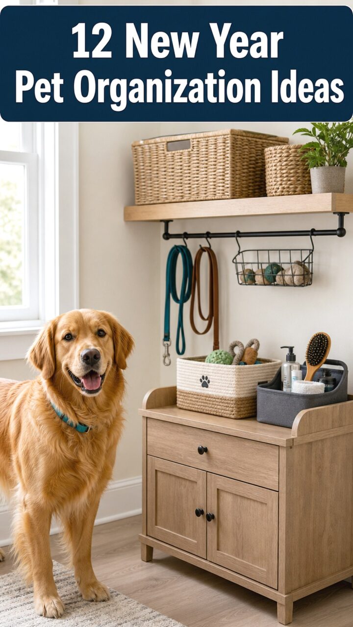 12 New Year Pet Organization Ideas for a Tidier Home