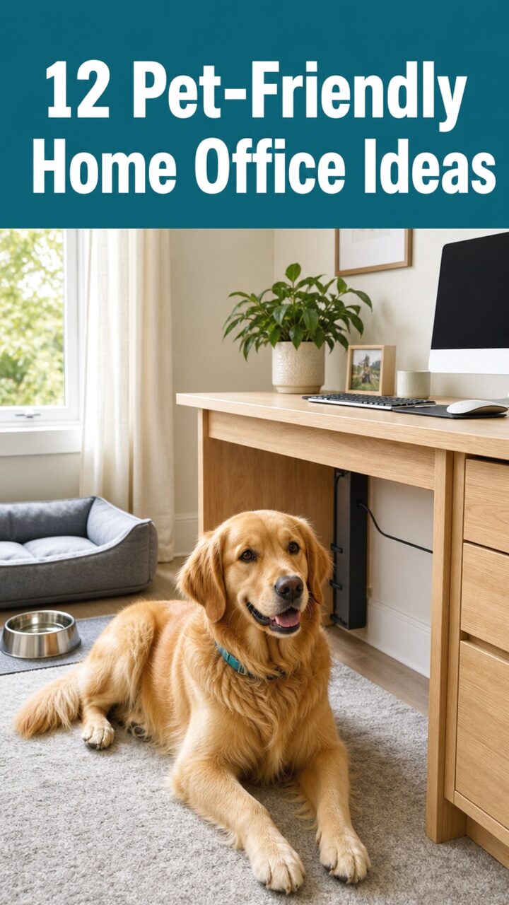 12 Pet-Friendly Home Office Ideas for a Safer, Calmer Workspace
