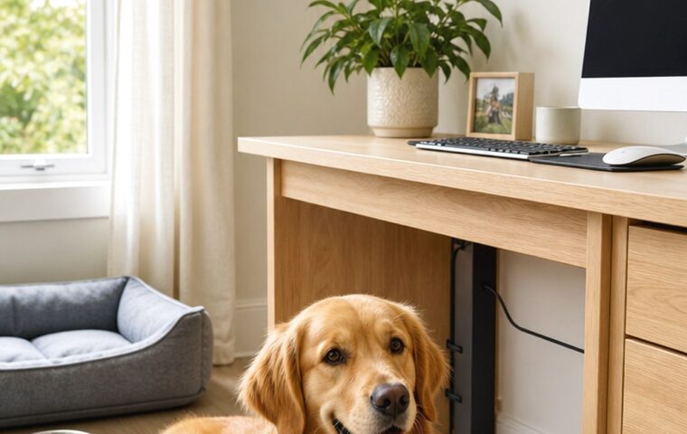 Pet Friendly Home Office Ideas for a Safer Calmer Workspace