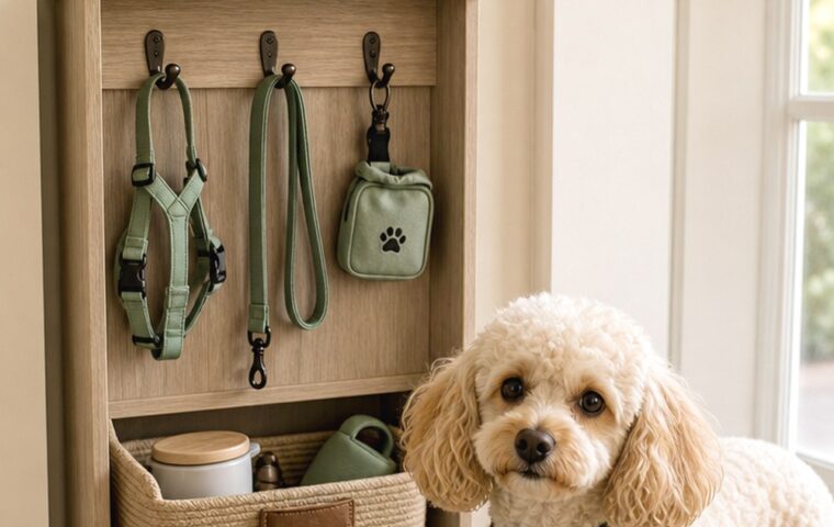 Small Pet Station Ideas for Entryways That Keep Daily Gear Organized