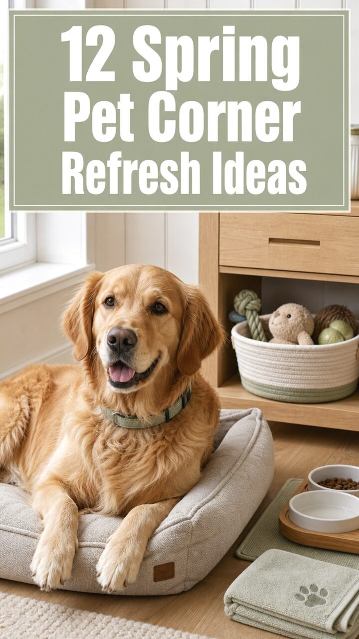 12 Spring Pet Corner Refresh Ideas for a Cleaner, Brighter Space
