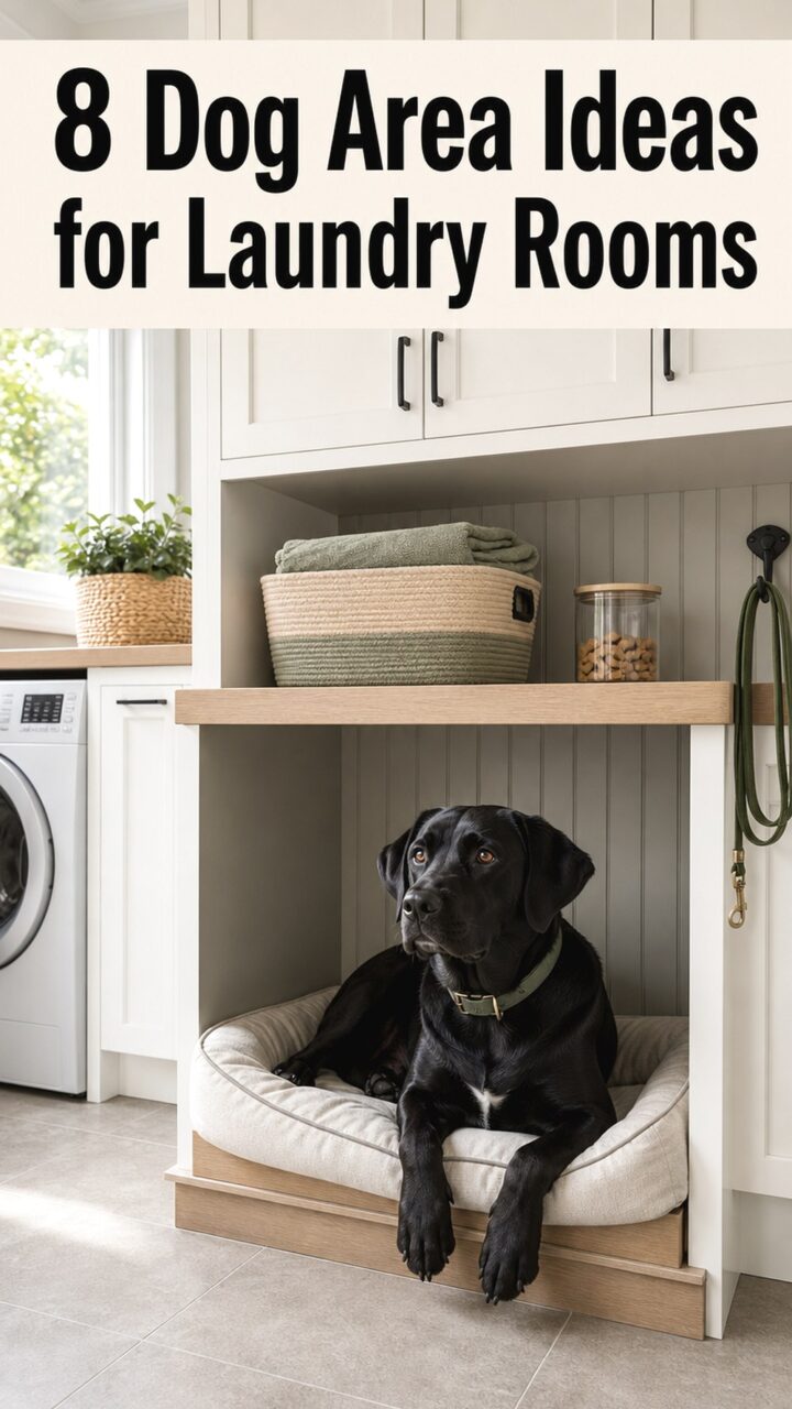 8 Dog Area Ideas for Laundry Rooms