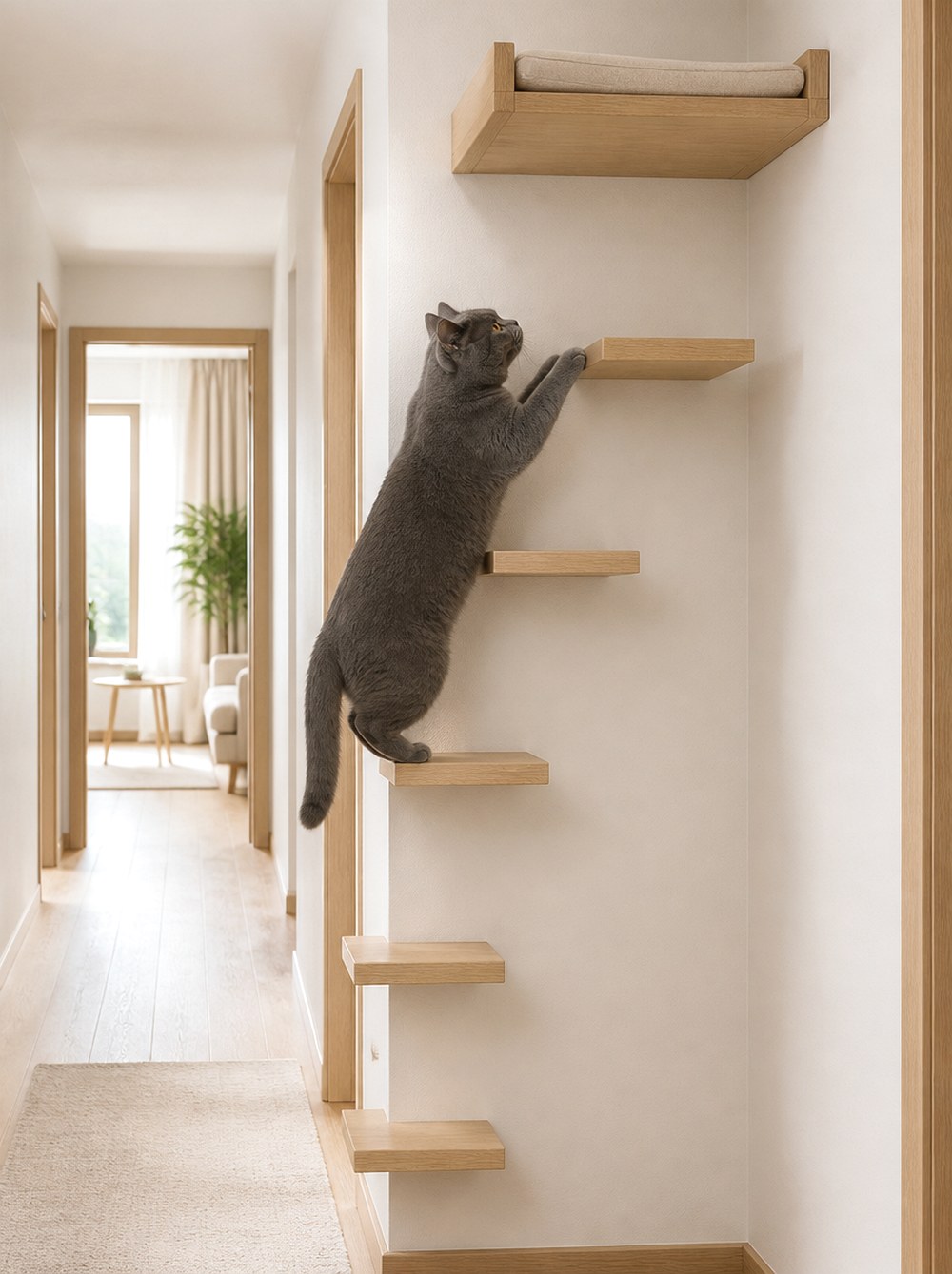 A Vertical Hallway Route