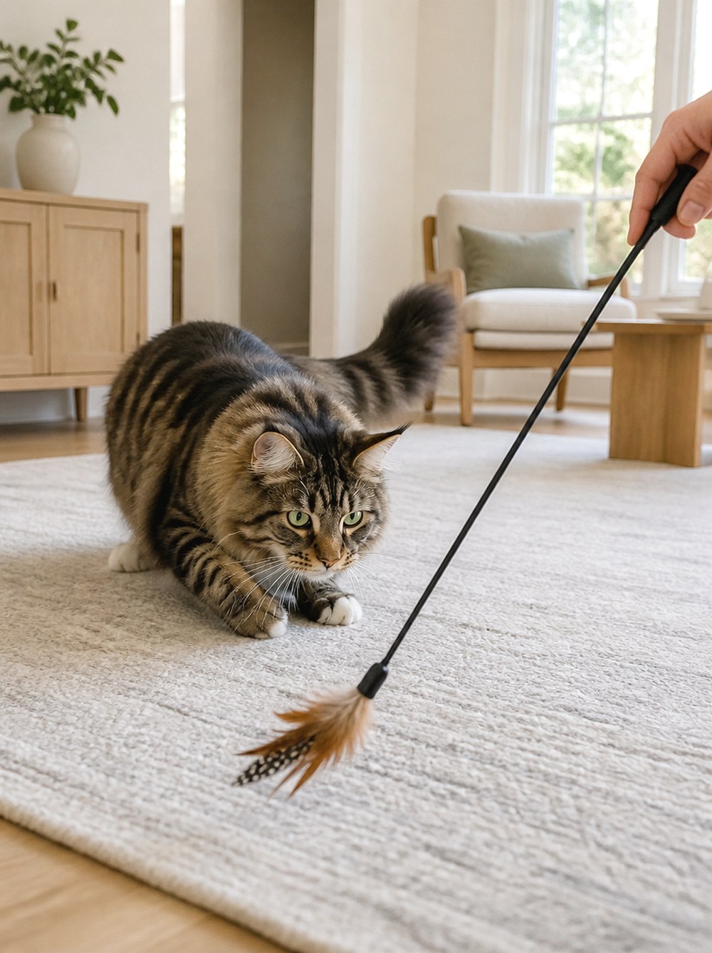 A Wand Toy Pounce Zone