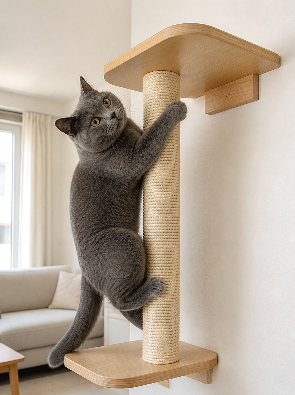 Add a Wall Mounted Climbing Column