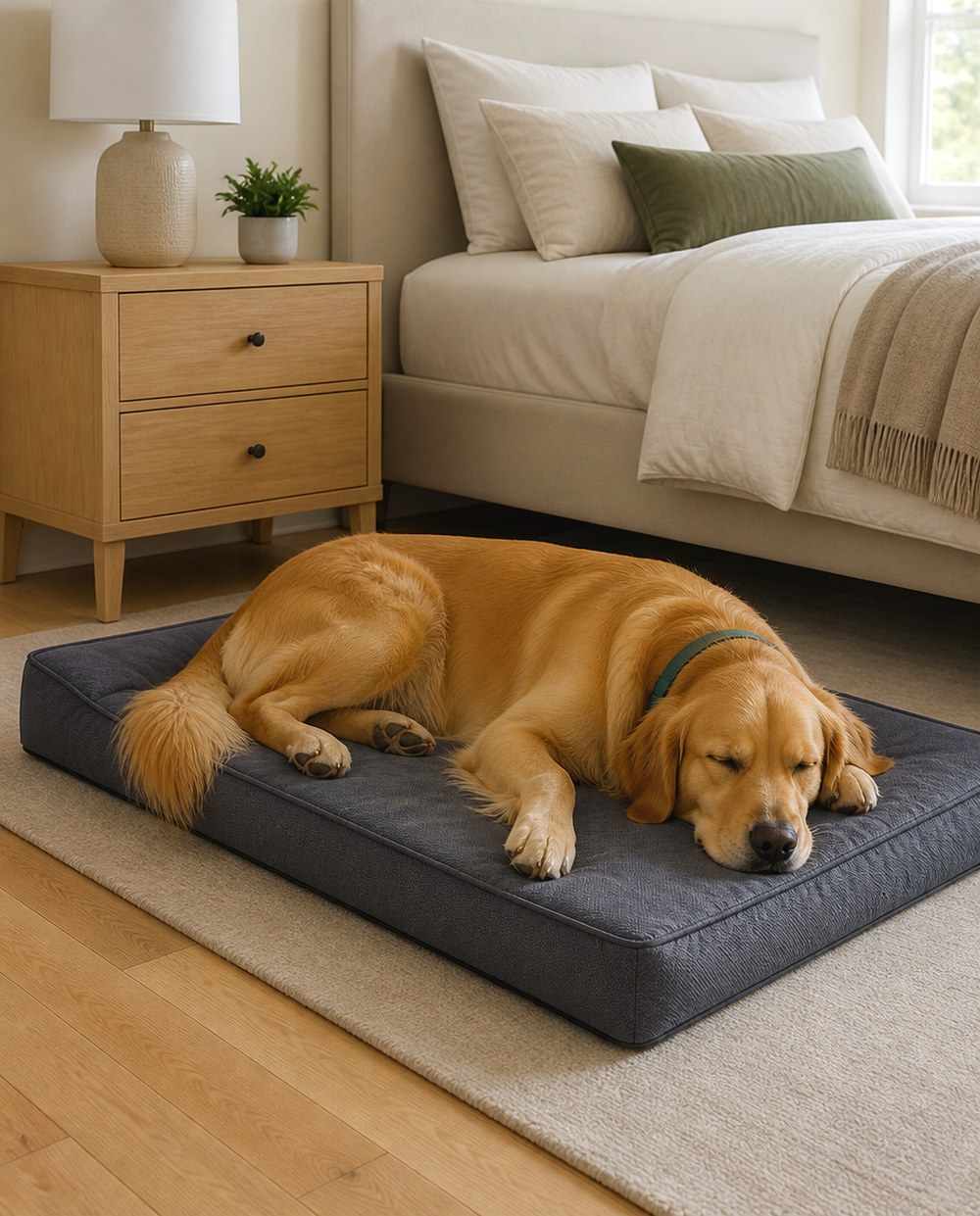 After Create a Low Bedside Sleeping Corner
