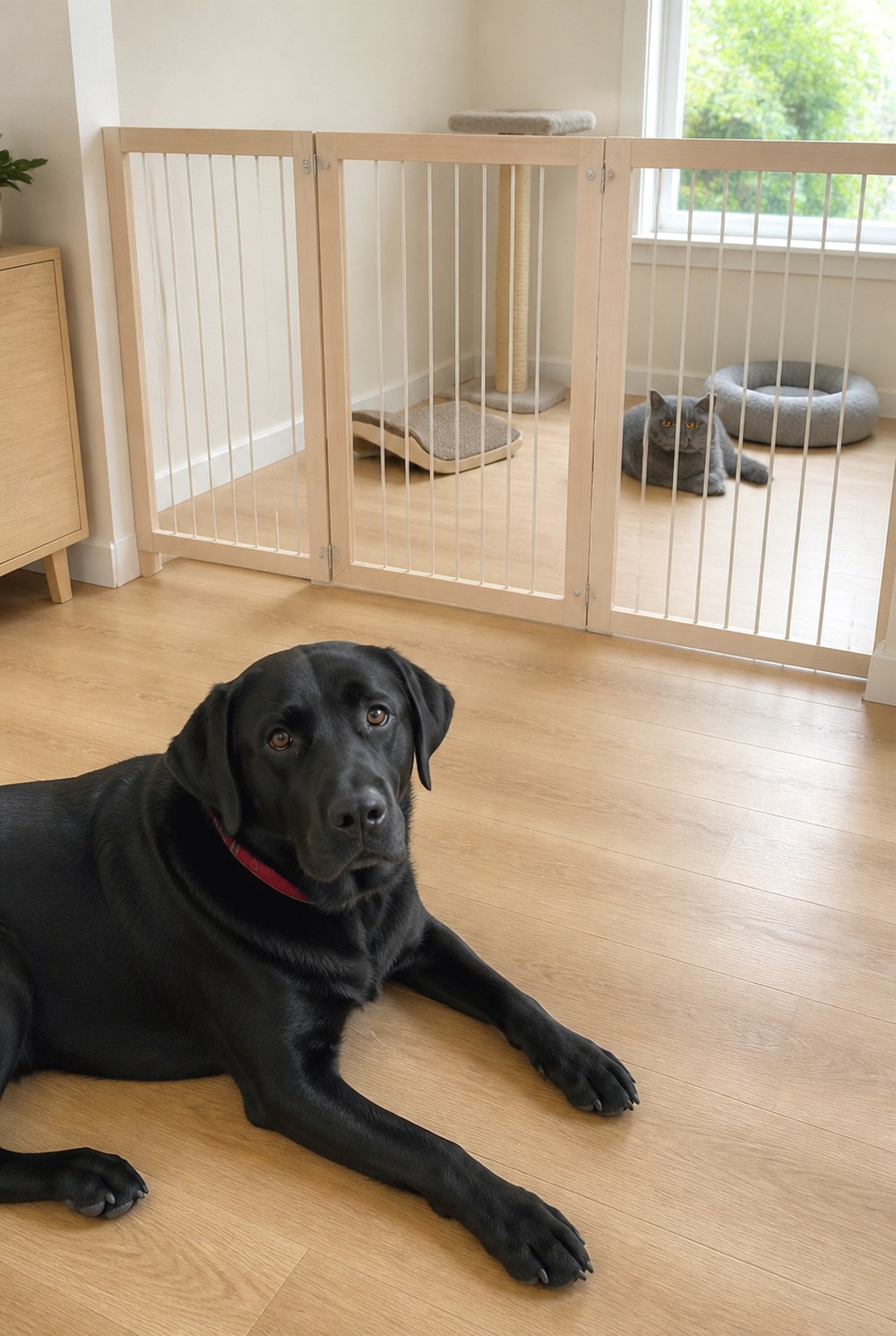 After Add a Cat Only Retreat Behind a Pet Gate