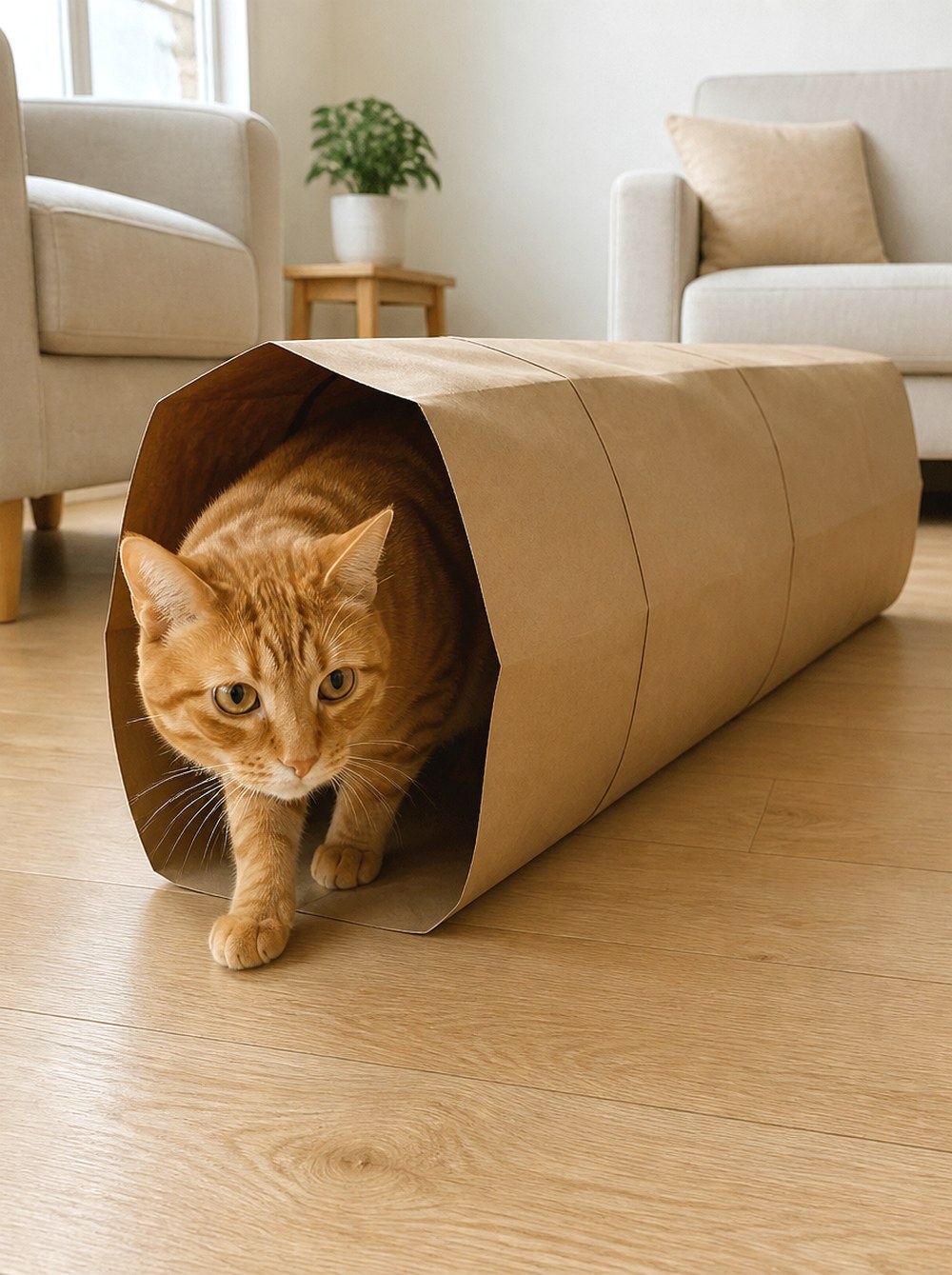After Handle Free Paper Bag Tunnel