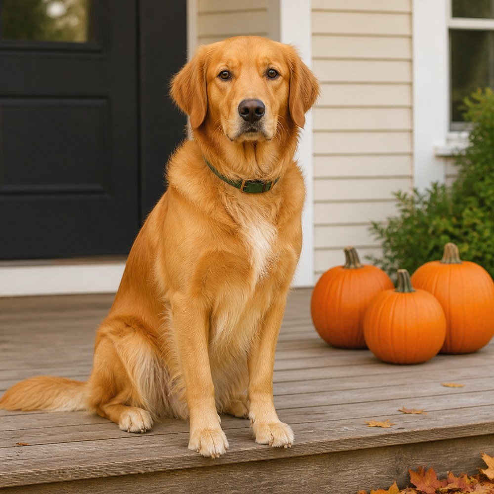 After Build a Simple Pumpkin Porch Scene
