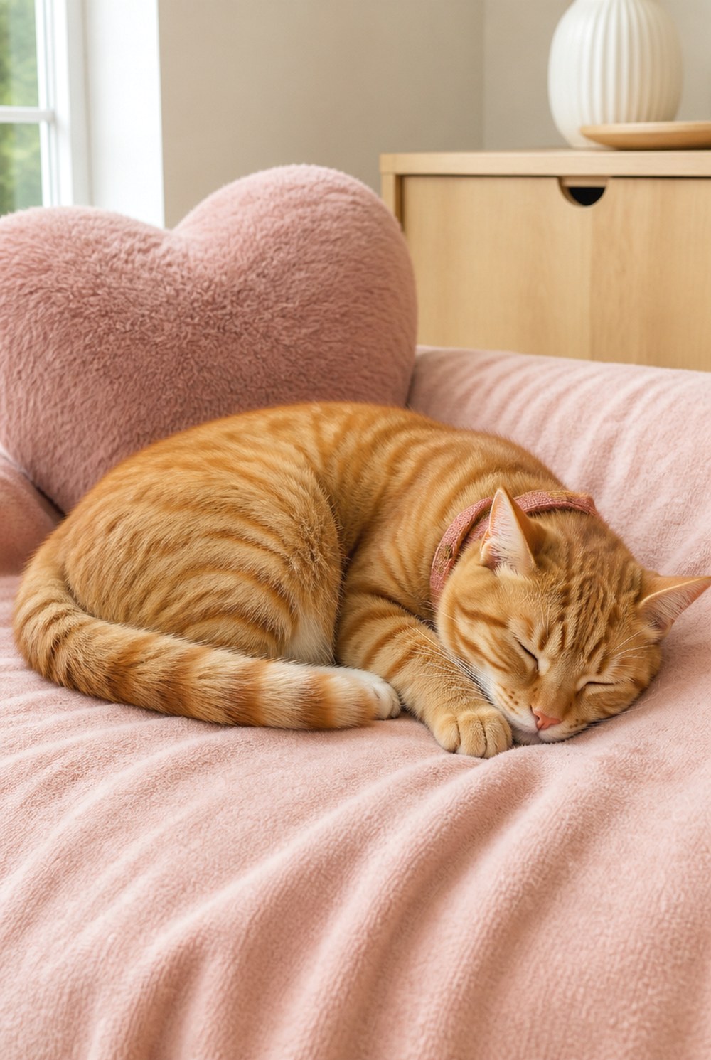 After Build the Photo Around a Cozy Valentine Nap