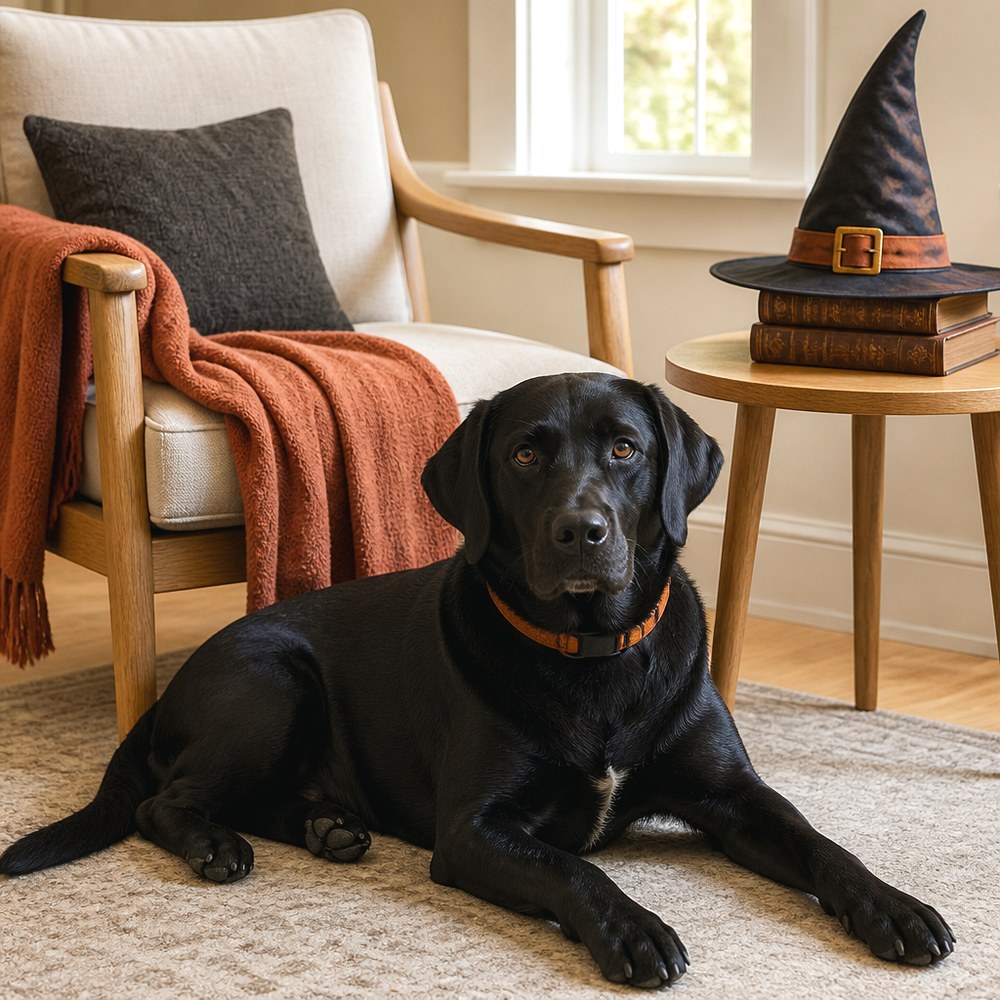After Create a Cozy Halloween Reading Nook
