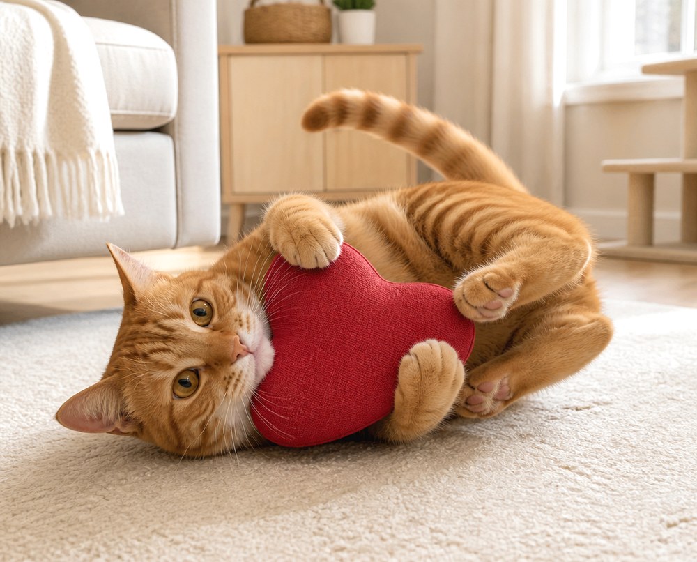 After Capture an Action Shot With a Heart Kicker Toy