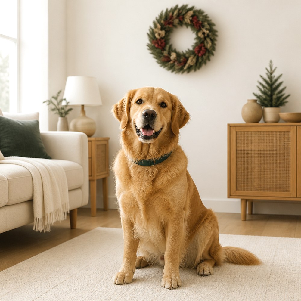 After Make a Christmas Photo Corner With a Clear Floor