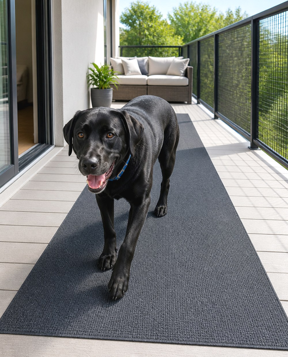After Use a Washable Outdoor Runner for Better Footing