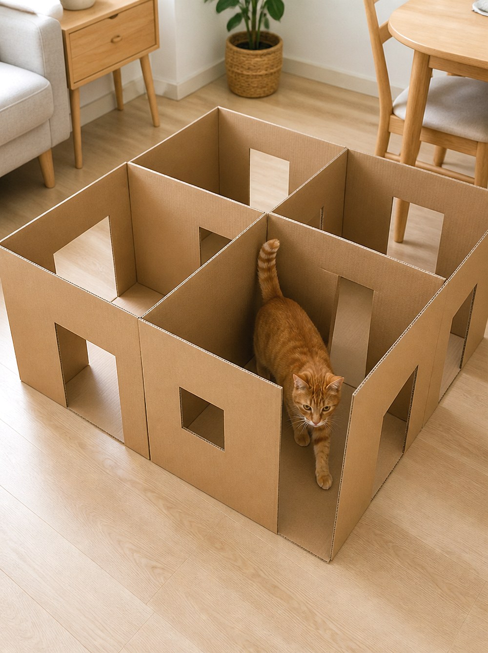 After Cardboard Maze Castle