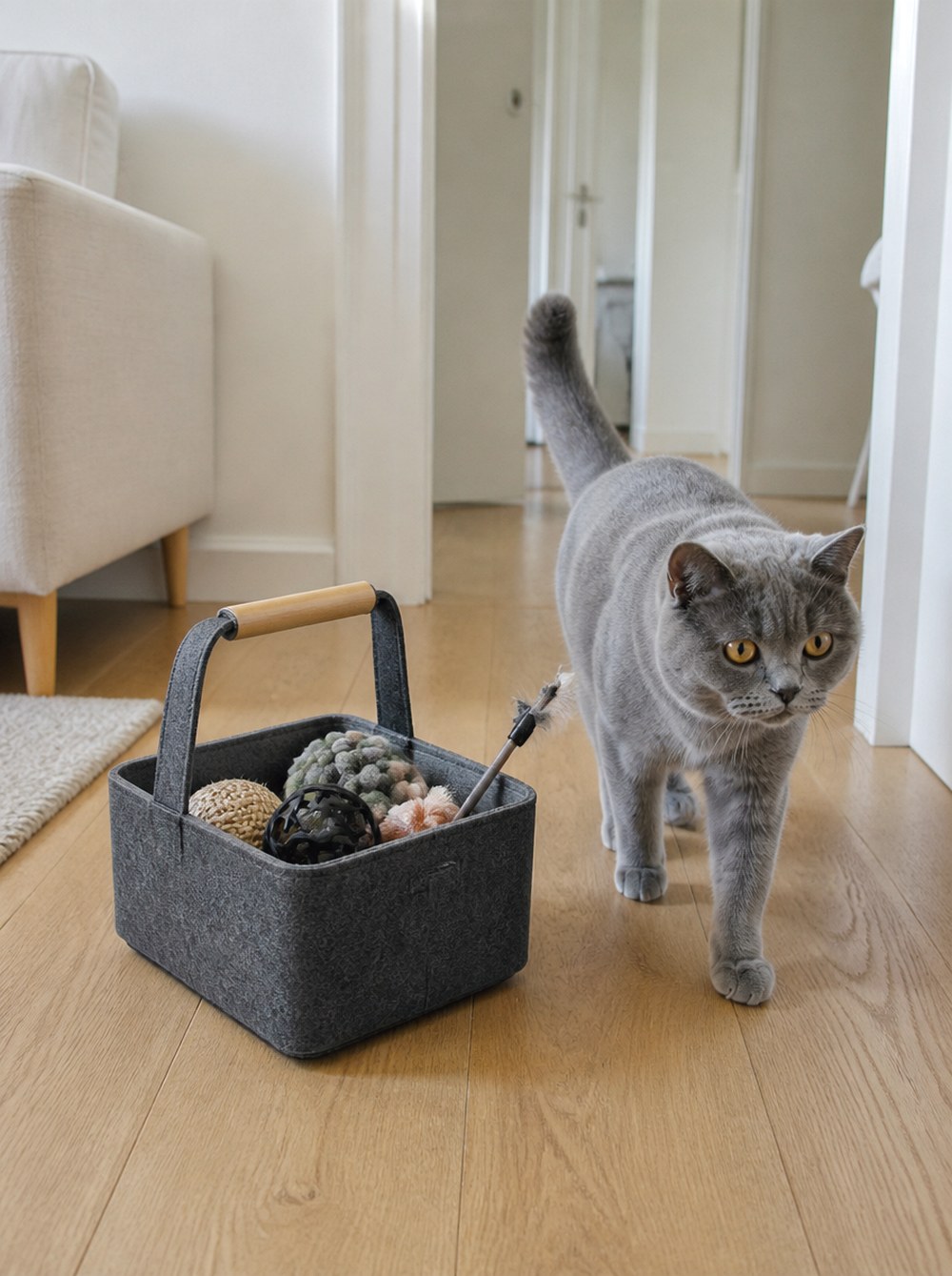 After Make a Portable Play Caddy for Room to Room Sessions