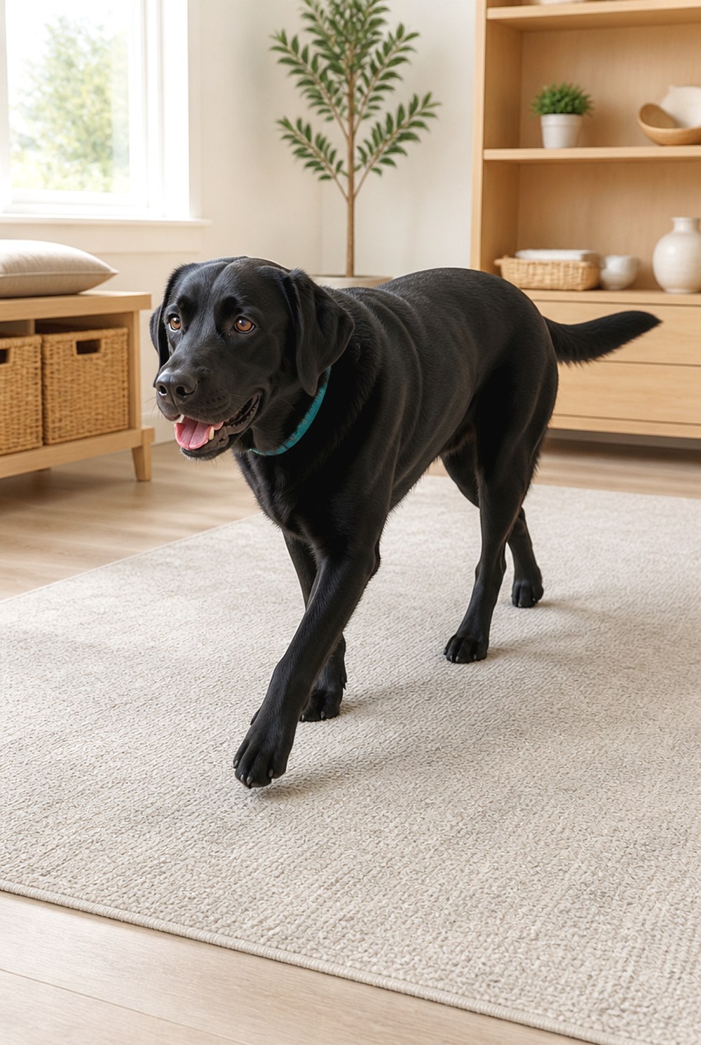 After Protect the Floor With a Washable Room Zone