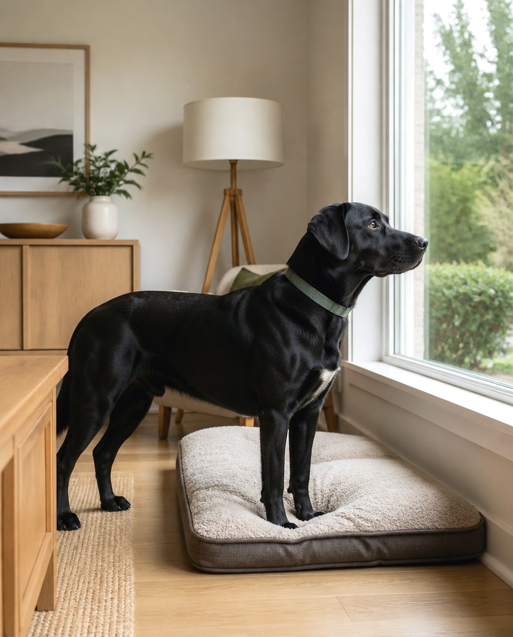 After Set Up a Safe Window Watching Spot