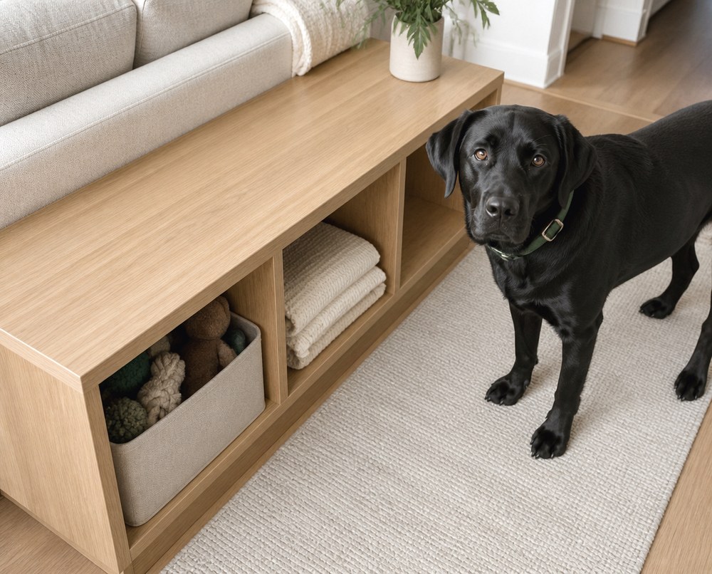 After Use a Bench With Built In Cubby Storage