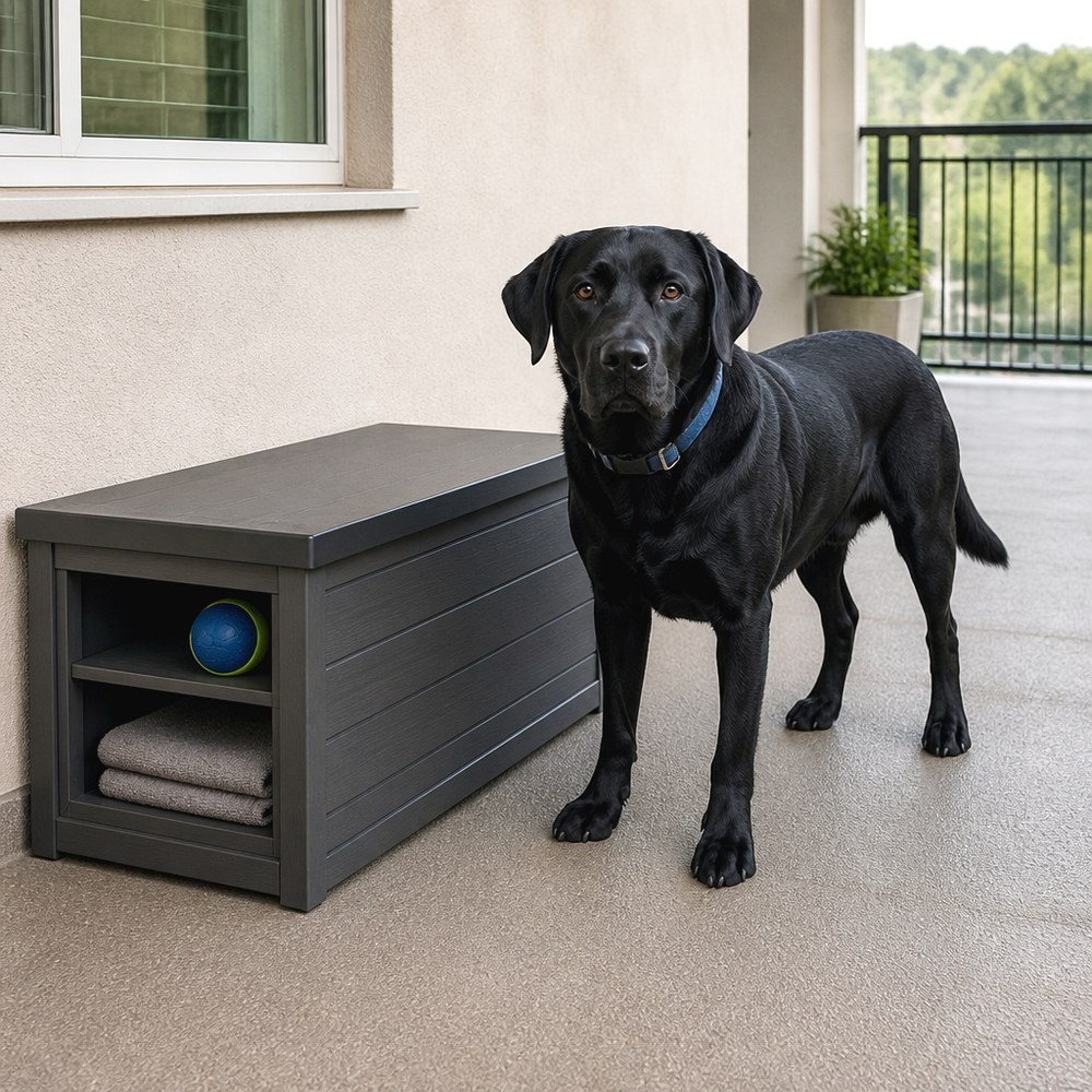 After Give Balcony Toys Their Own Weather Safe Storage Box