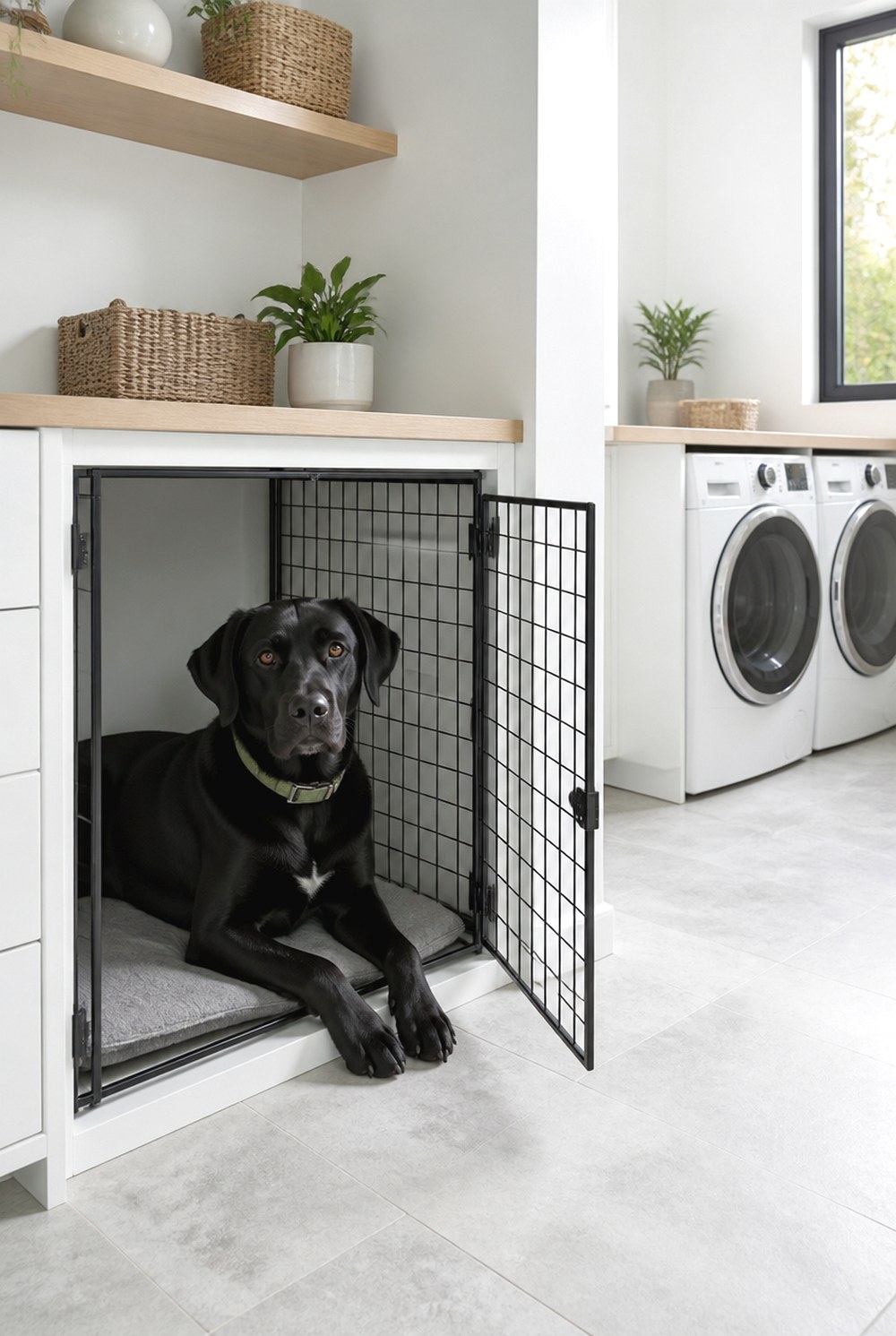 After Add a Quiet Crate Station for Dogs Who Already Use a Crate Comfortably