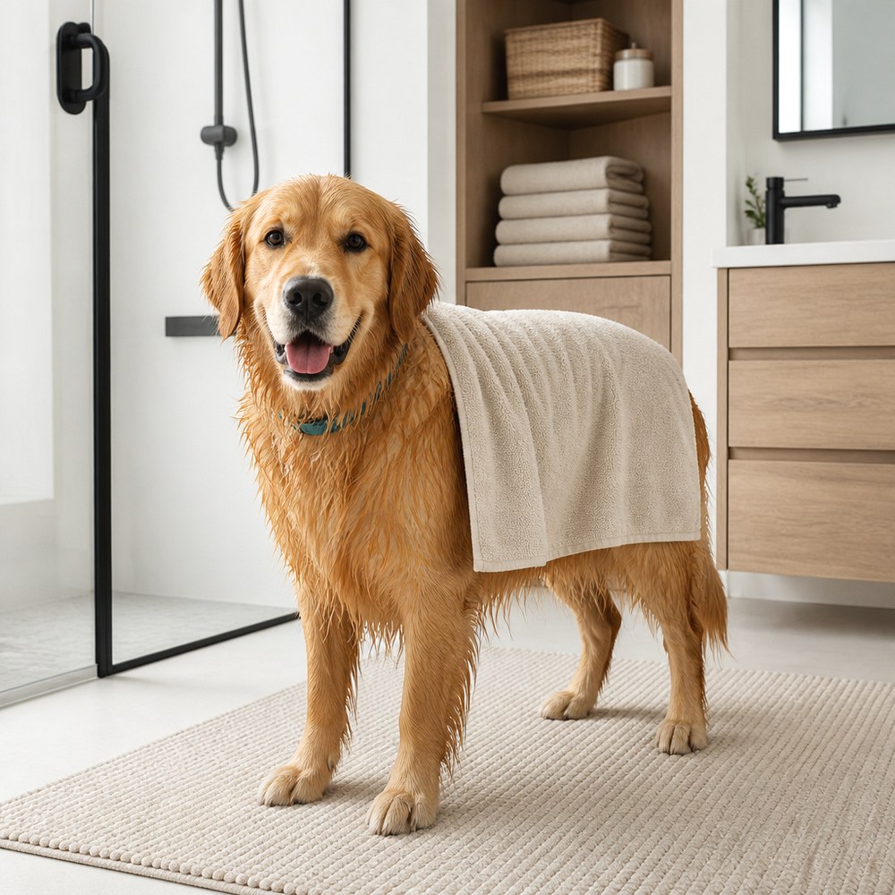 After Set Up a Bathroom Drying Niche