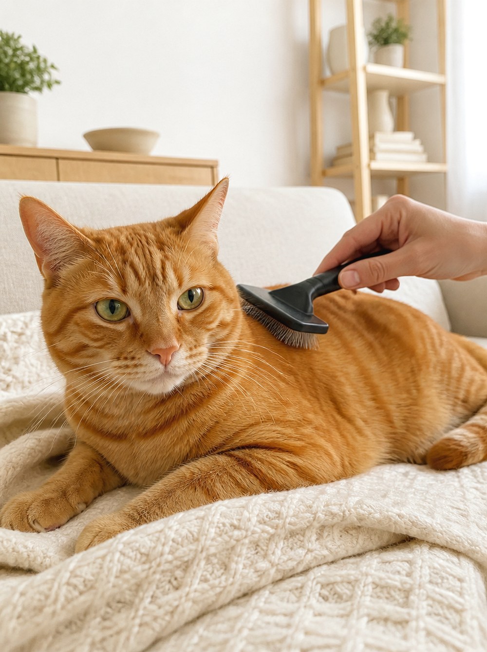 After Create a Brushing and Comfort Nook