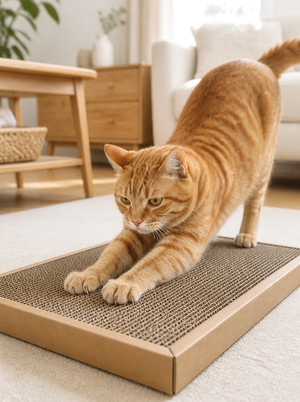 After Layered Cardboard Scratch Pad