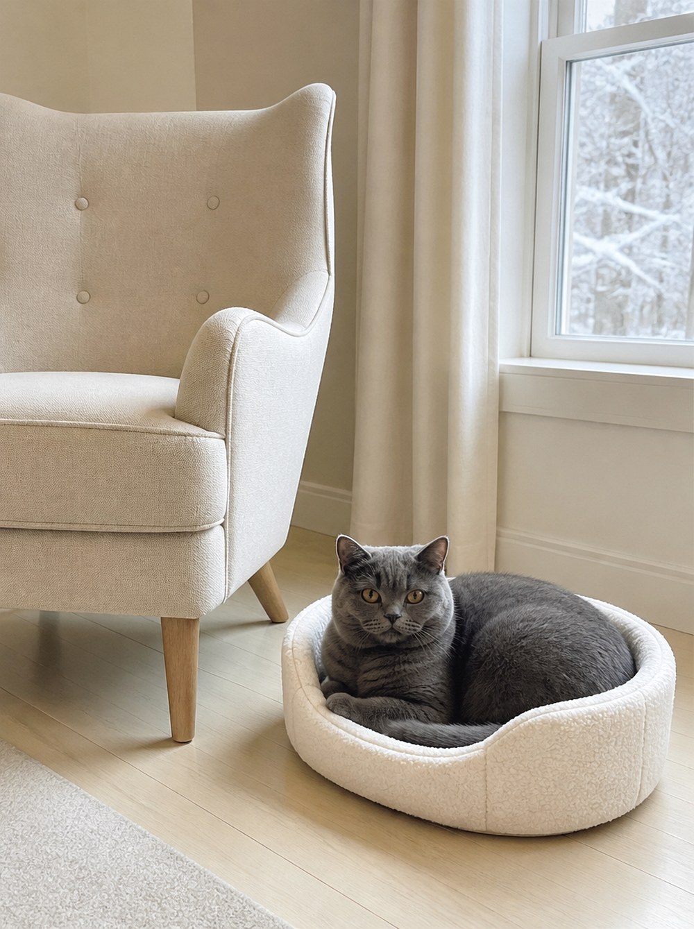 After Place a Companion Bed Beside Your Favorite Chair