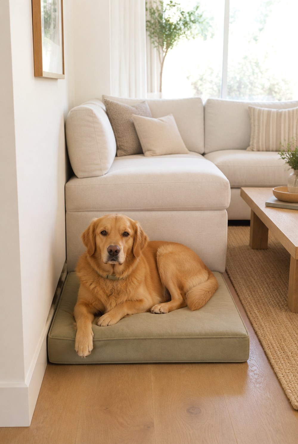 After Use the Outside Corner of a Sectional