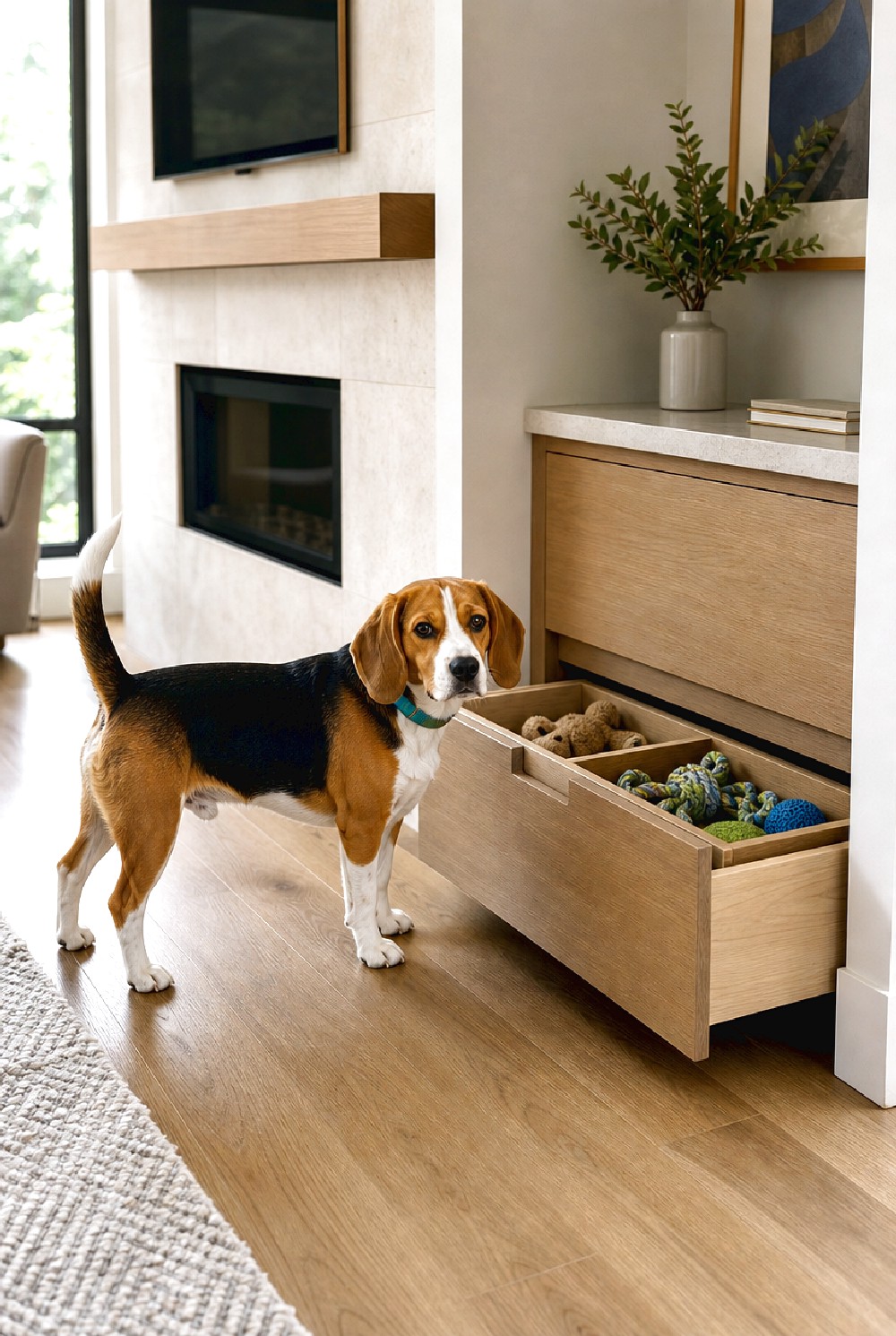 Built In Alcove Drawer