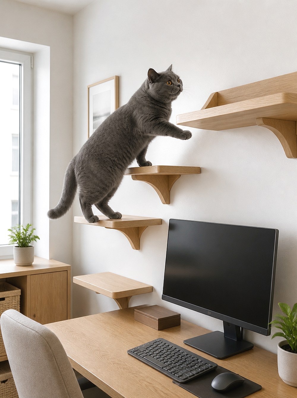 Create a Short Route Above a Desk