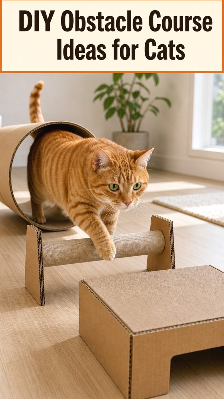 DIY Obstacle Course Ideas for Cats: 9 Safe Indoor Setups